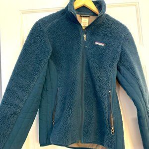 Patagonia womens full zip hybrid fleece jacket